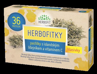 Herbofitky s islandským lišejníkem a vit.C 36 pastilek