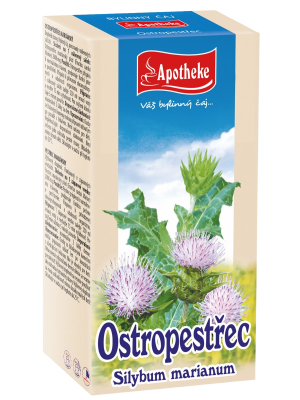 Apotheke Ostropestřec mariánský čaj 20x2g n.s. Apotheke Ostropestřec mariánský čaj 20x2g n.s.