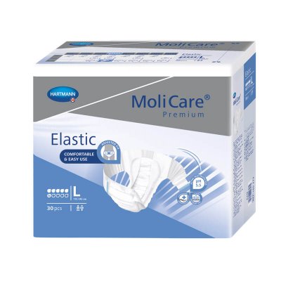 MoliCare Inkontinenční kalhotky Prem.Elastic L 30ks den