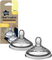 Tommee Tippee C2N ANTI-COLIC střední průtok 3m+ náhradní savička 2 ks