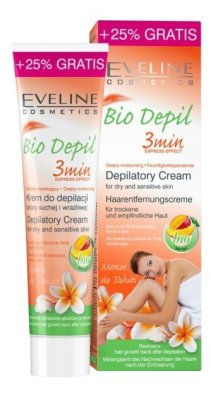 Eveline BioDepil depilační krém 3min s Mangem 125 ml