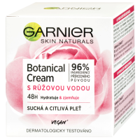 Garnier Skin Naturals Botanical Cream s růžovou vodou hydratační krém na suchou a citlivou pleť 50 ml