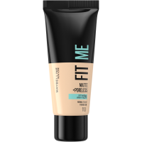 Maybelline Fit Me! Matte + Poreless sjednocující make-up s matujícím efektem 110 Porcelain 30 ml