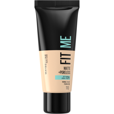 Maybelline Fit Me! Matte + Poreless sjednocující make-up s matujícím efektem 110 Porcelain 30 ml