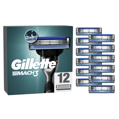 Gillette Mach3 náhradní hlavice 12ks Gillette Mach3 náhradní hlavice 12ks