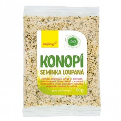 Wolfberry Konopné semínko loupané BIO 100 g