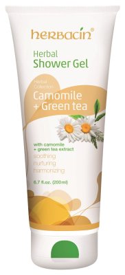 Herbacin Sprchový gel bylinný Camomile + Green Tea 200 ml