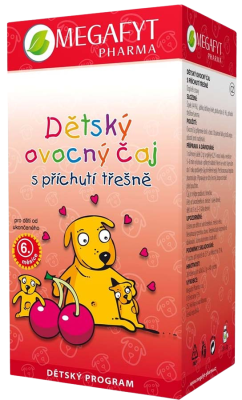 Megafyt Dětský ovocný čaj s příchutí třešně porcovaný čaj 20x2 g Megafyt Dětský ovocný čaj s příchutí třešně porcovaný čaj 20x2 g
