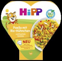 HIPP BIO Paella se zeleninou a kuřecím masem 250 g HIPP BIO Paella se zeleninou a kuřecím masem 250 g