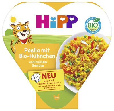 HIPP BIO Paella se zeleninou a kuřecím masem 250 g