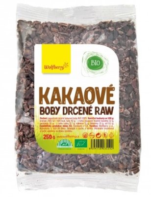 Wolfberry Kakaové boby drcené BIO 250 g