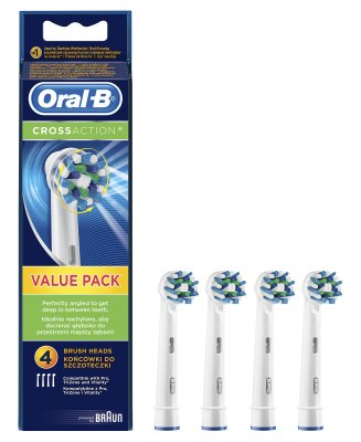 Oral-B EB 50-4 CROSS ACTION náhradní kartáček 4 ks