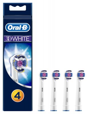 Oral-B EB 18-4 3D White Luxe Náhradní hlavice 4 ks
