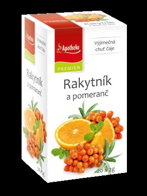 Apotheke čaj Rakytník a pomeranč 20x2g