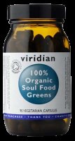 Viridian 100% Organic Soul Food Greens 90 kapslí