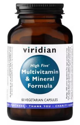 Viridian High Five Multivitamin & Mineral Formula 60 kapslí