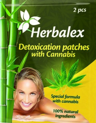 Herbalex Detoxikační náplast s konopím 2ks
