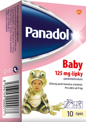 PANADOL BABY - 125MG SUP 10