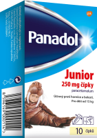 PANADOL JUNIOR RCT 250MG SUP 10