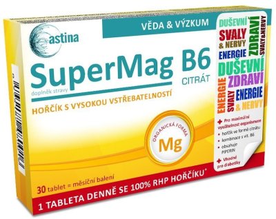 Astina SuperMag B6 30 kapslí