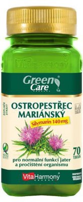 VitaHarmony Ostropestřec Mariánský - Silymarin 140mg 70 tobolek