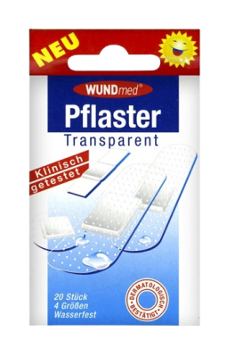 Náplast WUNDmed TRANSPARENT 20ks Náplast WUNDmed TRANSPARENT 20ks