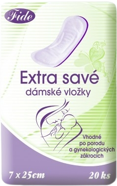 Fide porodnické vložky extra savé 20 ks Fide porodnické vložky extra savé 20 ks
