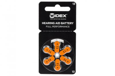 Widex Baterie do naslouchadel 13, 6 ks