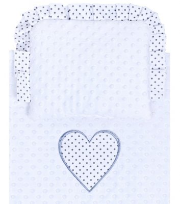 Peřinky do kočárku z Minky New Baby bílá