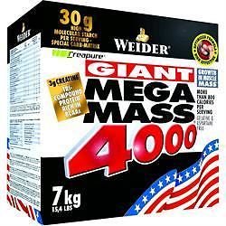 WEIDER Giant Mega Mass 4000 strawberry 7000 g