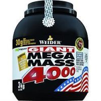 WEIDER Giant Mega Mass 4000 strawberry 3000 g