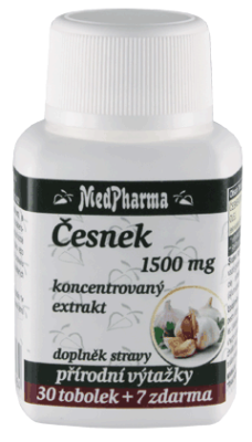 Medpharma Česnek 1500 mg 37 tobolek