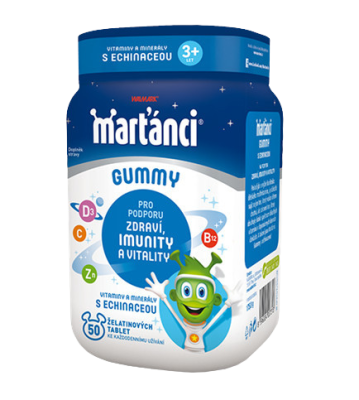 Marťánci Gummy Echinacea 50 ks Marťánci Gummy Echinacea 50 ks