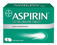 ASPIRIN 500 MG OBALENÉ TABLETY