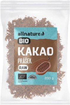 Allnature Kakaový prášek BIO RAW 200 g