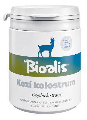 Bioalis Kozí kolostrum 180 kapslí