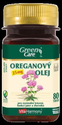 VitaHarmony Oreganový olej 25mg 80 tobolek
