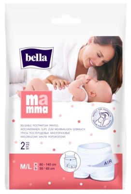 Bella Mamma vel. M-L síťované kalhotky 2 ks