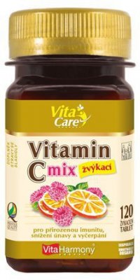 VitaHarmony Vitamin C 100mg MIX 120 žvýkacích tablet