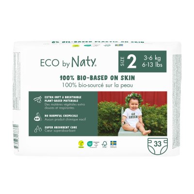 ECO by Naty Mini 3-6 kg dětské plenky 33 ks