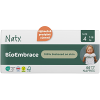 Naty BioEmbrace Maxi 7–18 kg dětské plenky 44 ks