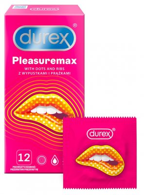Durex PleasureMax Kondomy 12 ks