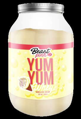 BeastPink Yum Yum Whey 1000 g vanilla ice cream