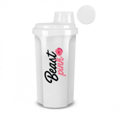 BeastPink Šejkr bílý 700ml