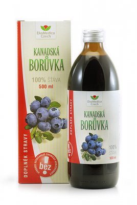 EkoMedica Kanadská borůvka 500 ml