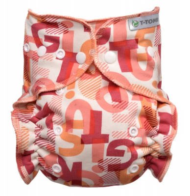 T-TOMI Kalhotková plena přebalovací set PAT pink Alphabet