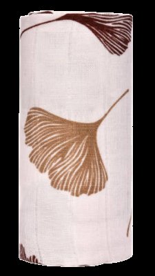 T-tomi BIO Velká bambusová osuška - zavinovačka 120 x 120 cm Gingko