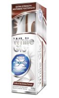 White Glo Coffee &Tea Drinkers Formula bělicí zubní pasta 150 g + kartáček