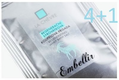 La Chevre Embellir regenerační syrovátková koupelová přísada 5 x 40 g