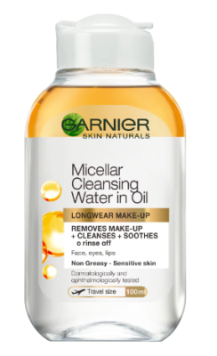 Garnier dvoufázová micelární voda s olejem pro odstranění voděodolného make-upu 100 ml
